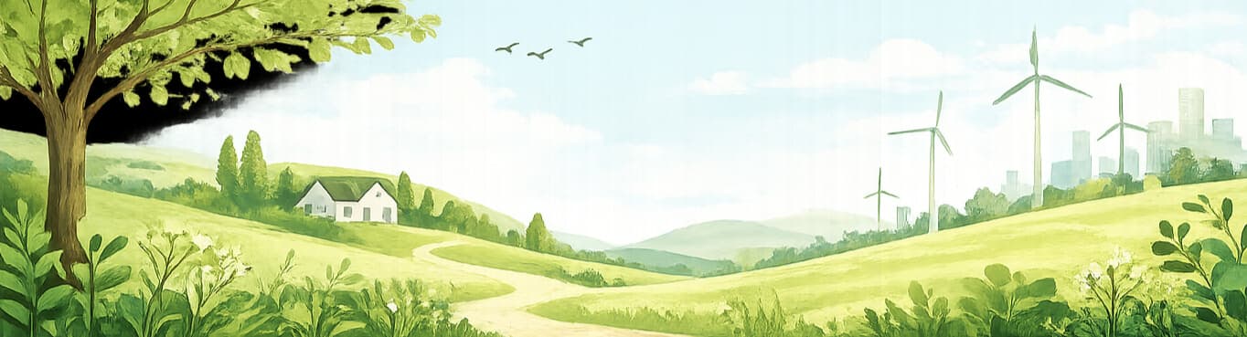 Green forest and natural ecosystem